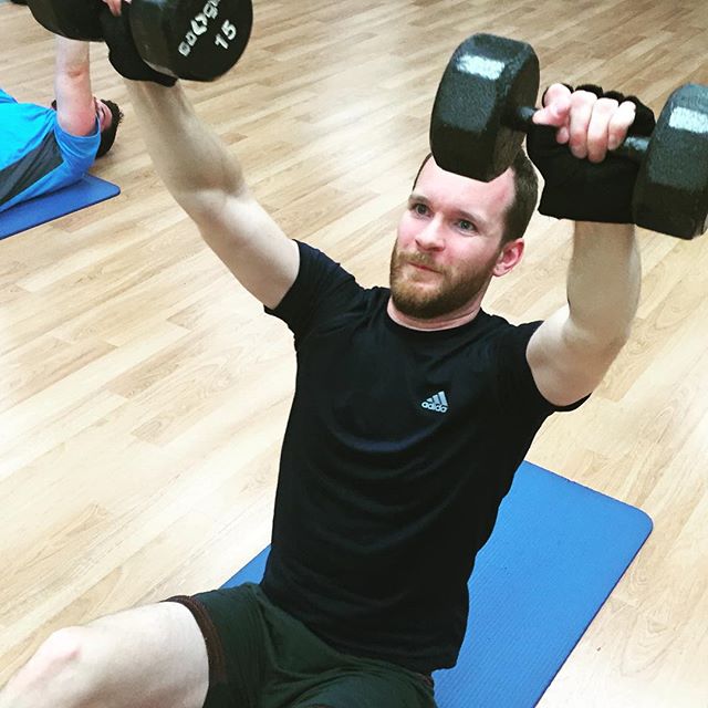Adam getting some sit-ups with dumbbells at Scott's Denver Boot Camp Fitness Class. #Bootcamp #personaltrainer #gym #denver #colorado #fitness #personaltraining #trainerscott #bodybuilder #bodybuilding #deadlifts #deadlift #glutes #quads #hamstrings #hamstring #hammies #squats #squat #lunges #legs #legday #weightlifting #weighttraining #men #core #abs #situps #strong