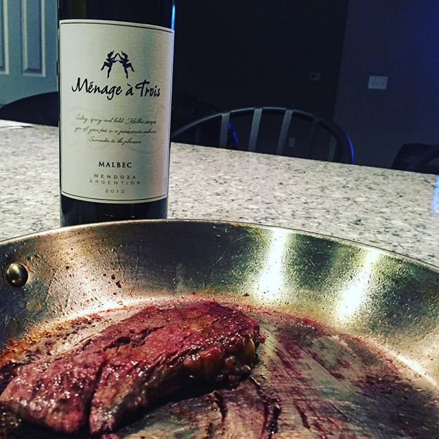 Steak and wine for dinner. #dinner #steak #meat #protein #meal #diet #nutrition #health #health #wine #alcohol #food #foodie #foodporn #foodpics #foodstagram #foodphotography #life #fun #trainer #personaltrainer #fit #fitness #muscles #strength #strong #power #carne