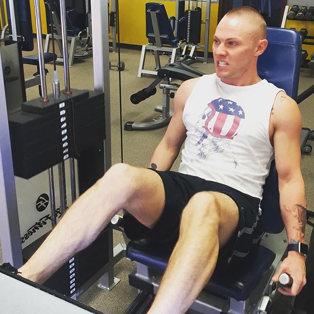 Chris getting some intense, high rep leg press this morning. #Bootcamp #personaltrainer #gym #denver #colorado #fitness #personaltraining #trainerscott #bodybuilder #bodybuilding #deadlifts #deadlift #glutes #quads #hamstrings #hamstring #hammies #squats #squat #lunges #legs #legday #weightlifting #weighttraining #men #hunk #gay #buff #strong