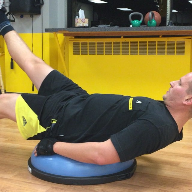 @cswiftgocrzy getting some flutterkicks on the bosu ball. #Bootcamp #personaltrainer #gym #denver #colorado #fitness #personaltraining #trainerscott #bodybuilder #bodybuilding #deadlifts #deadlift #glutes #quads #hamstrings #hamstring #hammies #squats #squat #lunges #legs #legday #weightlifting #weighttraining #men #buff #strong #abs #core