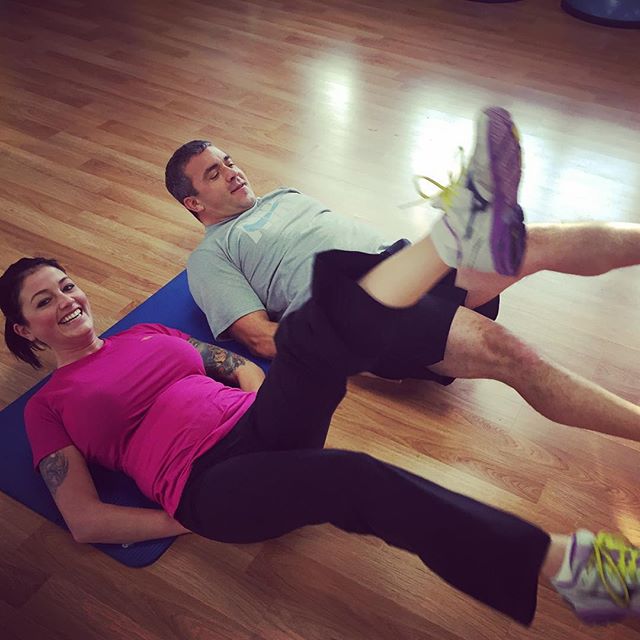 Heather and Mark getting some flutterkicks together. #Bootcamp #personaltrainer #gym #denver #colorado #fitness #personaltraining #trainerscott #bodybuilder #bodybuilding #deadlifts #deadlift #glutes #quads #hamstrings #hamstring #hammies #squats #squat #lunges #legs #legday #weightlifting #weighttraining #men #wife #husband #buff #strong