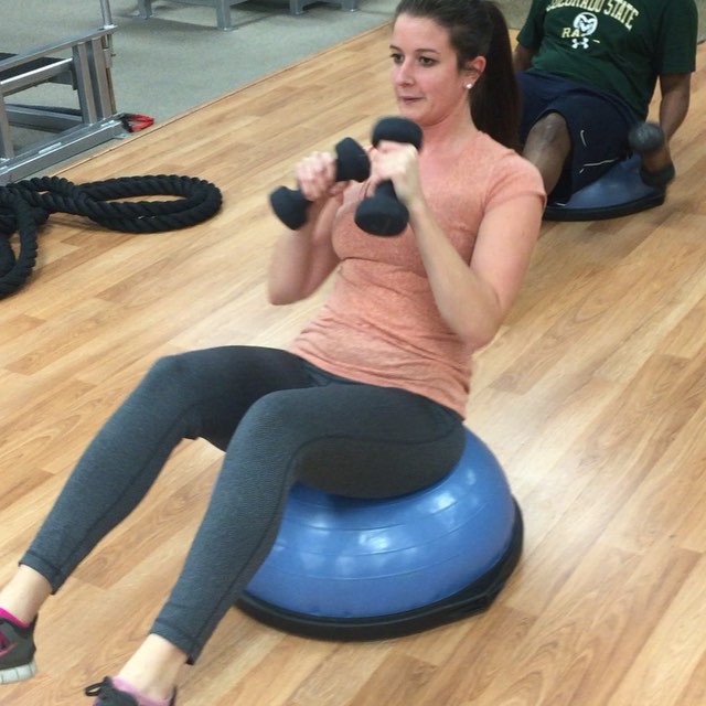 @devin_alexis44 getting some weighted punches on the bosu ball at Scott's Denver Boot Camp. #Bootcamp #personaltrainer #gym #denver #colorado #fitness #personaltraining #trainerscott #bodybuilder #bodybuilding #deadlifts #deadlift #glutes #quads #hamstrings #hamstring #hammies #squats #squat #lunges #legs #legday #weightlifting #weighttraining #woman #babe #fitchick #buff #strong