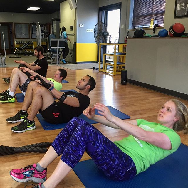 Crunches tonight at group personal training in Denver CO. #Bootcamp #personaltrainer #gym #denver #colorado #fitness #personaltraining #trainerscott #bodybuilder #bodybuilding #deadlifts #deadlift #glutes #quads #hamstrings #hamstring #hammies #squats #squat #lunges #legs #legday #weightlifting #weighttraining #buff #strong #abs #core #groupfitness
