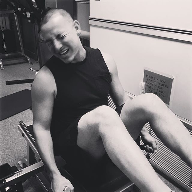 Pablo feeling the pain during leg press tonight at group personal training. #Bootcamp #personaltrainer #gym #denver #colorado #fitness #personaltraining #trainerscott #bodybuilder #bodybuilding #deadlifts #deadlift #glutes #quads #hamstrings #hamstring #hammies #squats #squat #lunges #legs #legday #weightlifting #weighttraining #men #hunk #gay #buff #strong