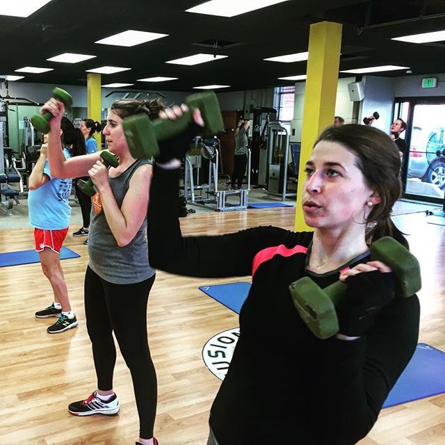 Punching with dumbbells at boot camp. Check out our Denver fitness classes. #Bootcamp #personaltrainer #gym #denver #colorado #fitness #personaltraining #trainerscott #bodybuilder #bodybuilding #deadlifts #deadlift #glutes #quads #hamstrings #hamstring #hammies #squats #squat #lunges #legs #legday #weightlifting #weighttraining #boxing #boxer #buff #strong #women