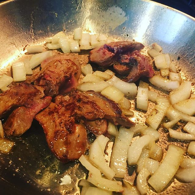 Liver and onions?  I must have lost my mind. #chicken #beef #protein #diet #health #healthy #nutrition #liver #onions #veggies #vegetables #lean #mealprep #paleo #life #food #foodporn #foodie #foodstagram #foodgasm #foodlover #nutritional #vitamins #minerals #oliveoil #Denver  #colorado #cook #cooking #chef