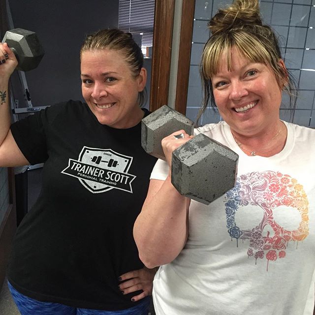 Brandy and Erica are workout buddy besties.  #Bootcamp #personaltrainer #gym #denver #colorado #fitness #personaltraining #fun #bodybuilder #bodybuilding #deadlifts #life #running #quads #run #women #fit #squats #squat #lunges #legs #legday #weightlifting #weighttraining #men #sweat #women #cardio #strong