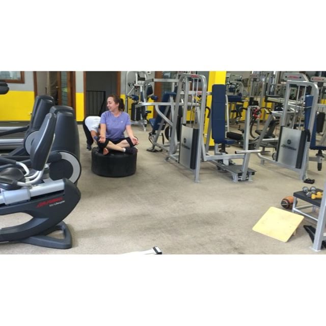 Lynda pushing Gemma on the plate.  #Bootcamp #personaltrainer #gym #denver #colorado #fitness #personaltraining #fun #bodybuilder #bodybuilding #deadlifts #life #running #quads #run #women #fit #squats #squat #lunges #legs #legday #weightlifting #weighttraining #men #sweat #women #cardio #strong