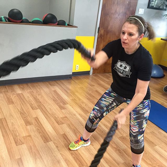 Jessie working the ropes tonight at boot camp.  #Bootcamp #personaltrainer #gym #denver #colorado #fitness #personaltraining #fun #bodybuilder #bodybuilding #deadlifts #life #running #quads #run #women #fit #squats #squat #lunges #legs #legday #weightlifting #weighttraining #men #sweat #women #cardio #strong