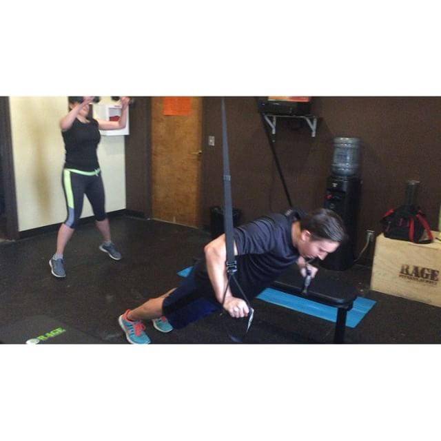 Justin and Marcela working out at their office. #personaltrainer #gym #denver #colorado #fitness #personaltraining #corporatewellness #bodybuilder #bodybuilding #deadlifts #wellnessprogram #corporatefitness #quads #girl #woman #fit #squats #squat #lunges #legs #legday #weightlifting #weighttraining #men #sweat #women #cardio #strong #girls