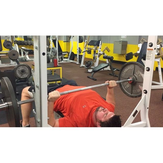 Clint getting some bench press tonight. #personaltrainer #gym #denver #colorado #fitness #personaltraining #fun #bodybuilder #bodybuilding #deadlifts #chest #benchpress #quads #girl #woman #fit #squats #squat #lunges #legs #legday #weightlifting #weighttraining #men #sweat #women #cardio #strong #girls