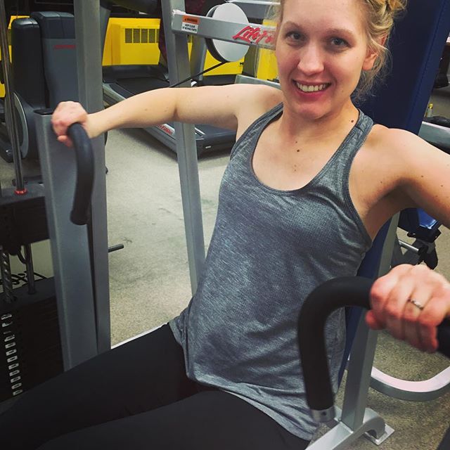 Lizzy getting some chest press at the gym tonight. #personaltrainer #gym #denver #colorado #fitness #personaltraining #fun #bodybuilder #bodybuilding #deadlifts #life #running #quads #girl #woman #fit #squats #squat #lunges #legs #legday #weightlifting #weighttraining #men #sweat #women #cardio #strong #girls