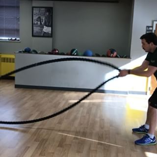 Miles working the ropes today during his personal training session #personaltrainer #gym #denver #colorado #fitness #personaltraining #fun #bodybuilder #bodybuilding #deadlifts #life #running #quads #girl #woman #fit #squats #squat #lunges #legs #legday #weightlifting #weighttraining #men #sweat #women #cardio #strong #girls