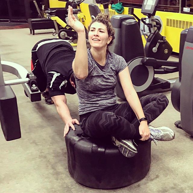 Hannah must have been so delirious from her workout that she thought she was the Queen of England #personaltrainer #gym #denver #colorado #fitness #personaltraining #fun #bodybuilder #bodybuilding #deadlifts #life #running #quads #girl #woman #fit #squats #squat #lunges #legs #legday #weightlifting #weighttraining #men #sweat #women #cardio #strong #girls