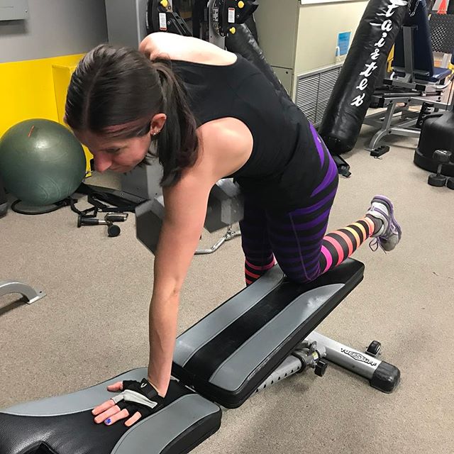Beth rowing the 50 dumbbell tonight at group personal training. #personaltrainer #gym #denver #colorado #fitness #personaltraining #fun #bodybuilder #bodybuilding #deadlifts #life #running #quads #girl #woman #fit #squats #squat #lunges #legs #legday #weightlifting #weighttraining #men #sweat #women #cardio #strong #girls