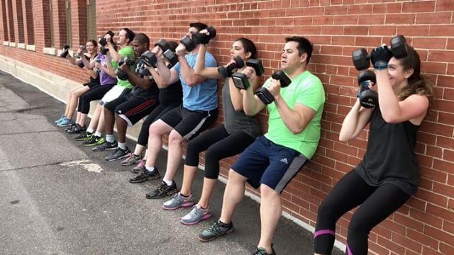 How fun does this look? #bootcamp #personaltrainer #gym #denver #colorado #fitness #personaltraining #trainerscott #getinshape #fatloss #loseweight #ripped #toned #chestpress #benchpress #chest #bench #chestday #pecs #arms #arm #armday #shredded #fitbabe #triceps #biceps #babe #strong #fitnessmodel