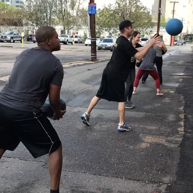 Just a little fun with the balls today at Boot Camp #Personaltrainer #gym #denver #colorado #fitness #personaltraining #fun #bodybuilder #bodybuilding #deadlifts #life #running #quads #girl #woman #fit #squats #squat #lunges #legs #legday #weightlifting #weighttraining #men #sweat #women #cardio #strong #girls