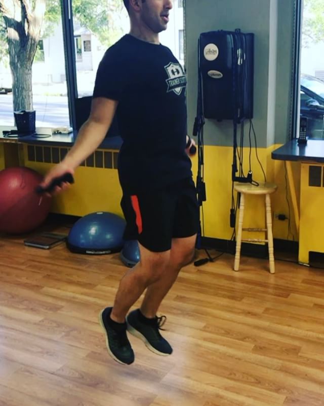 Jump rope is great cardio. #personaltrainer #gym #denver #colorado #fitness #personaltraining #fun #bodybuilder #bodybuilding #deadlifts #life #running #quads #girl #woman #fit #squats #squat #lunges #legs #legday #weightlifting #weighttraining #men #sweat #women #cardio #strong #girls