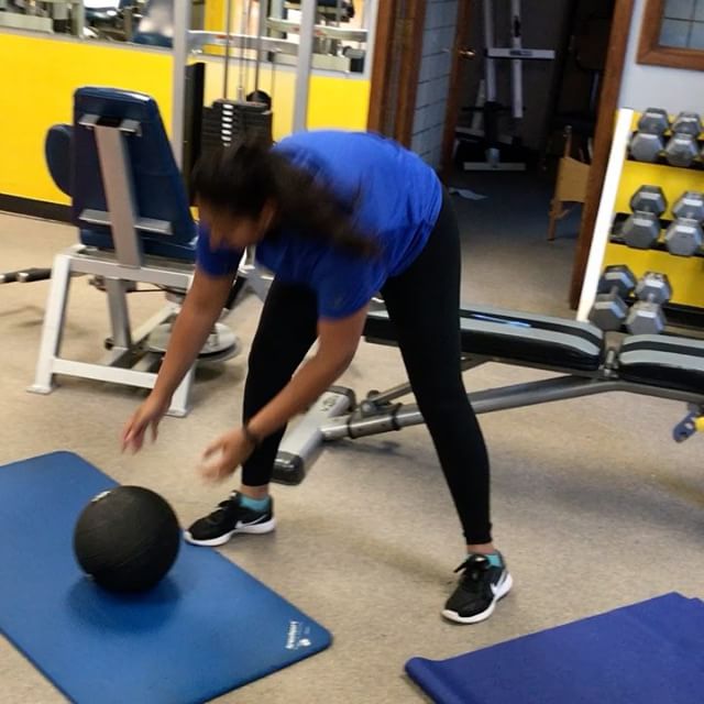 Slam the ball is so hot right. Great full body workout. #personaltrainer #gym #denver #colorado #fitness #personaltraining #fun #bodybuilder #bodybuilding #deadlifts #life #running #quads #girl #woman #fit #squats #squat #lunges #legs #legday #weightlifting #weighttraining #men #sweat #women #cardio #strong #girls