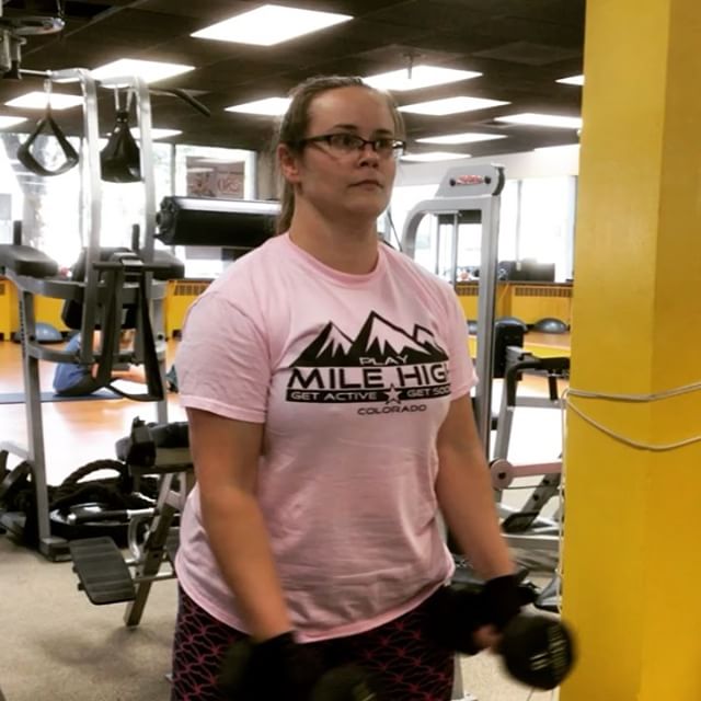 @stilettosnow getting some side raises tonight at Group personal training in Denver. #bootcamp #personaltrainer #gym #denver #colorado #fitness #personaltraining #trainerscott #getinshape #fatloss #loseweight #ripped #toned #chestpress #benchpress #chest #bench #chestday #pecs #arms #arm #armday #pushups #fitbabe #triceps #biceps #babe #strong #fitnessmodel