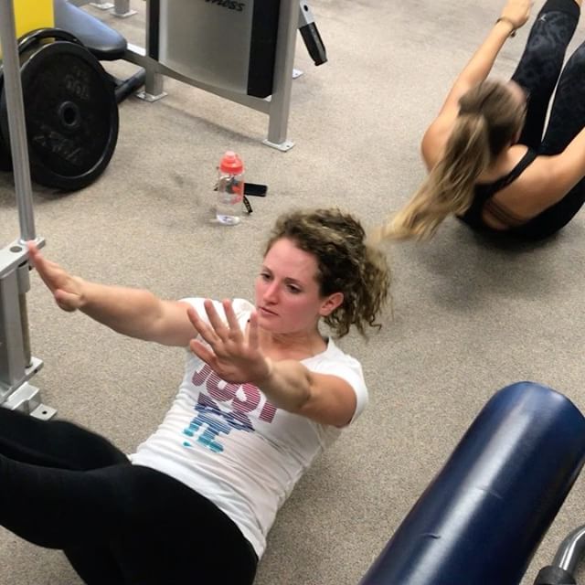 Bff crunches?  #personaltrainer #gym #denver #colorado #fitness #personaltraining #fun #bodybuilder #bodybuilding #deadlifts #life #running #quads #girl #woman #fit #squats #squat #lunges #legs #legday #weightlifting #weighttraining #men #sweat #women #cardio #strong #girls