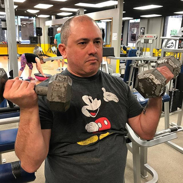 Danny with the 1000 yard stare on bicep curls #personaltrainer #gym #denver #colorado #fitness #personaltraining #fun #bodybuilder #bodybuilding #deadlifts #life #running #quads #girl #woman #fit #squats #squat #lunges #legs #legday #weightlifting #weighttraining #men #sweat #women #cardio #strong #girls