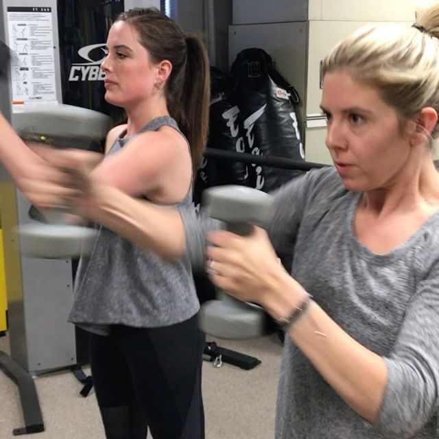 The ladies of group personal training  getting some rage out #bootcamp #personaltrainer #gym #denver #colorado #fitness #personaltraining #trainerscott #getinshape #fatloss #loseweight #ripped #toned #chestpress #benchpress #chest #bench #chestday #pecs #arms #arm #armday #pushups #fitbabe #triceps #biceps #babe #strong #fitnessmodel
