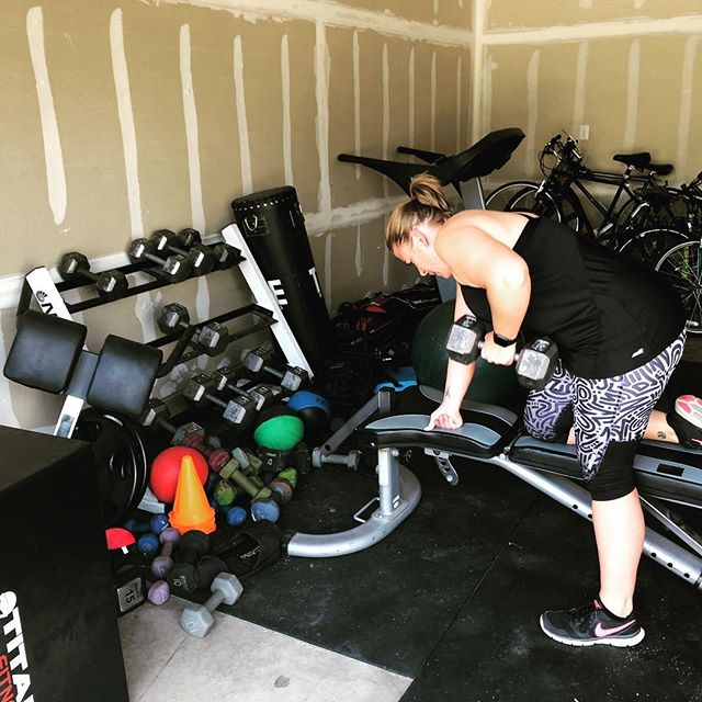 The beginning of the Trainer Scott home gym #bootcamp #personaltrainer #gym #denver #colorado #fitness #personaltraining #trainerscott #getinshape #fatloss #loseweight #ripped #toned #chestpress #benchpress #chest #bench #chestday #pecs #arms #arm #armday #pushups #fitbabe #triceps #biceps #babe #strong #fitnessmodel